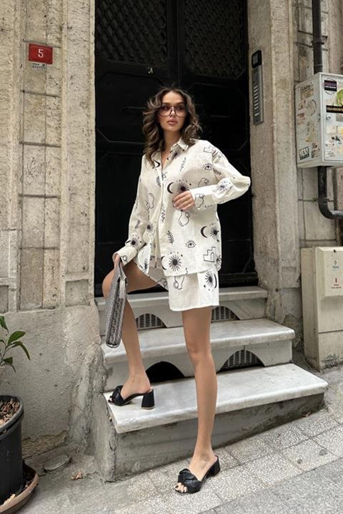 Lauren Desenli Keten Takım 9805-0025