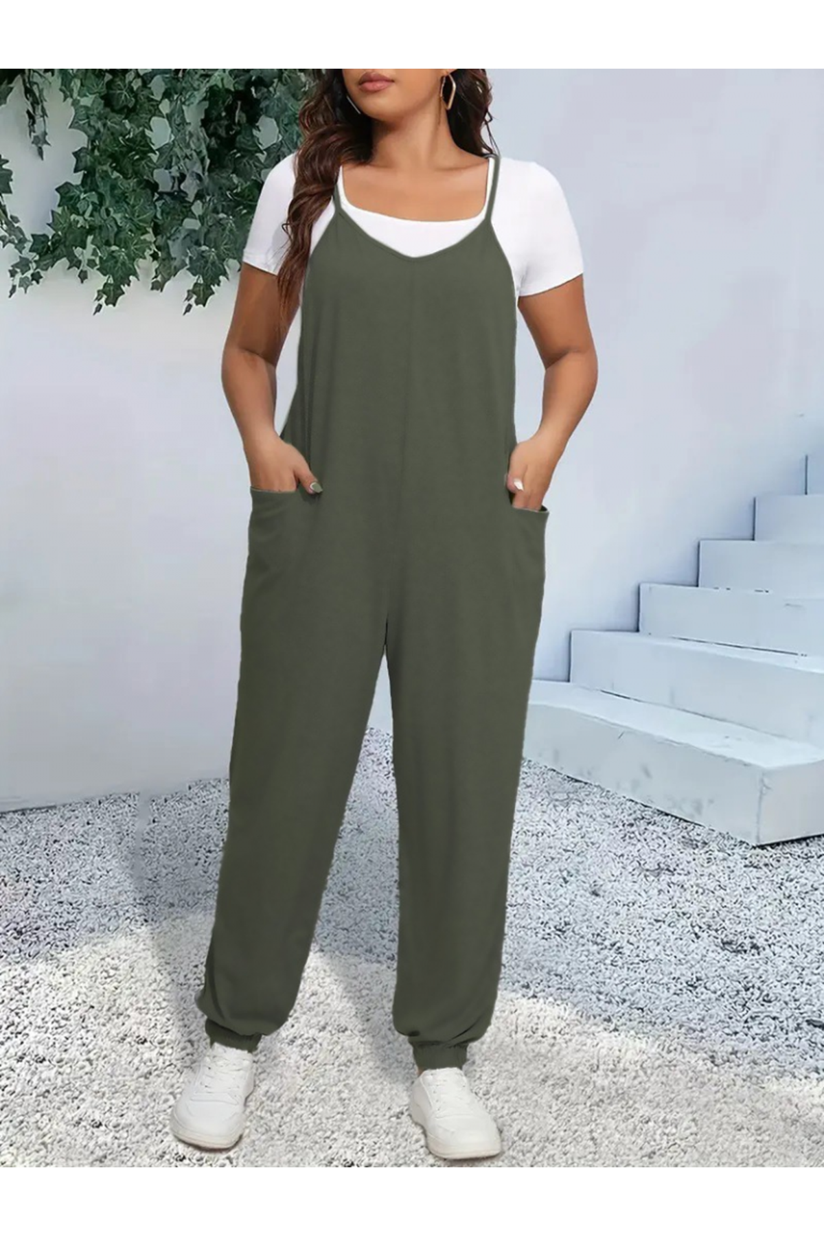 Kadın Askılı Halter Yaka şalvar Tulum