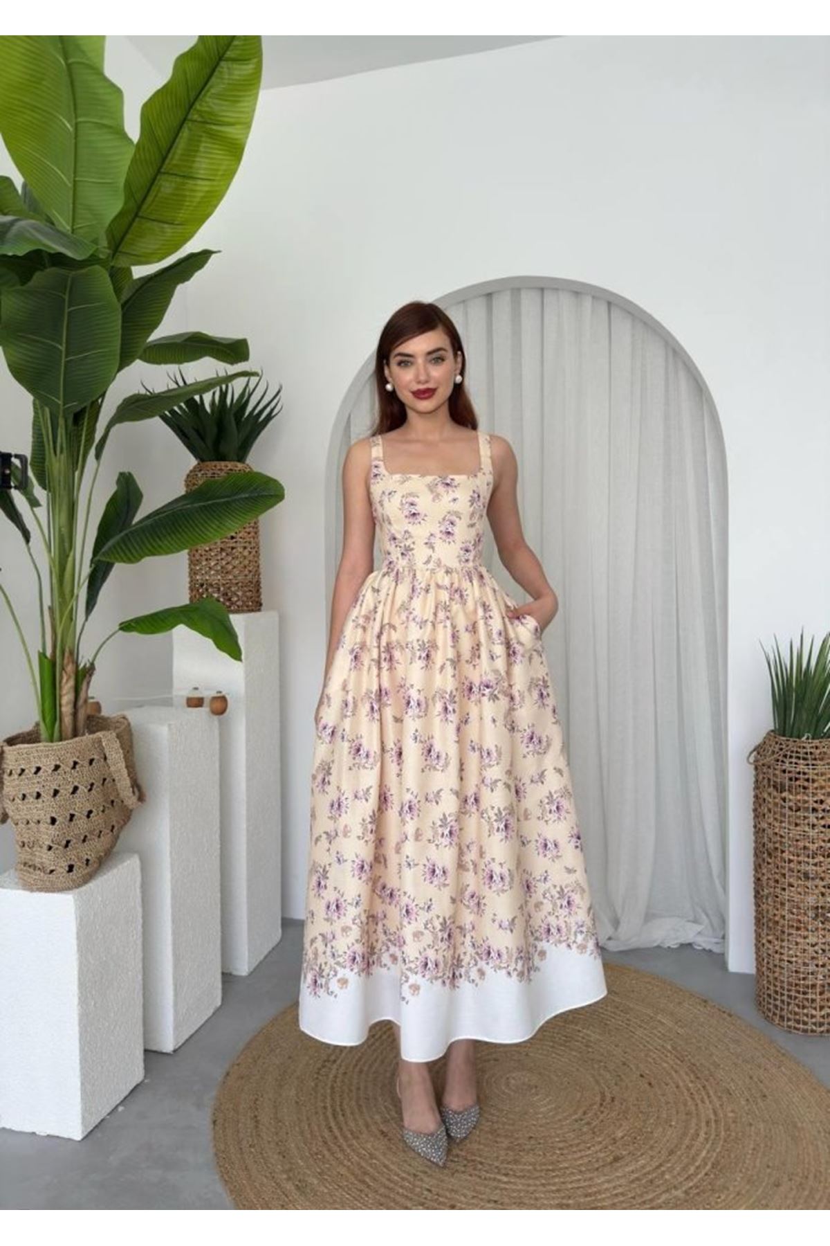 Yoa Cep Detaylı Elbise