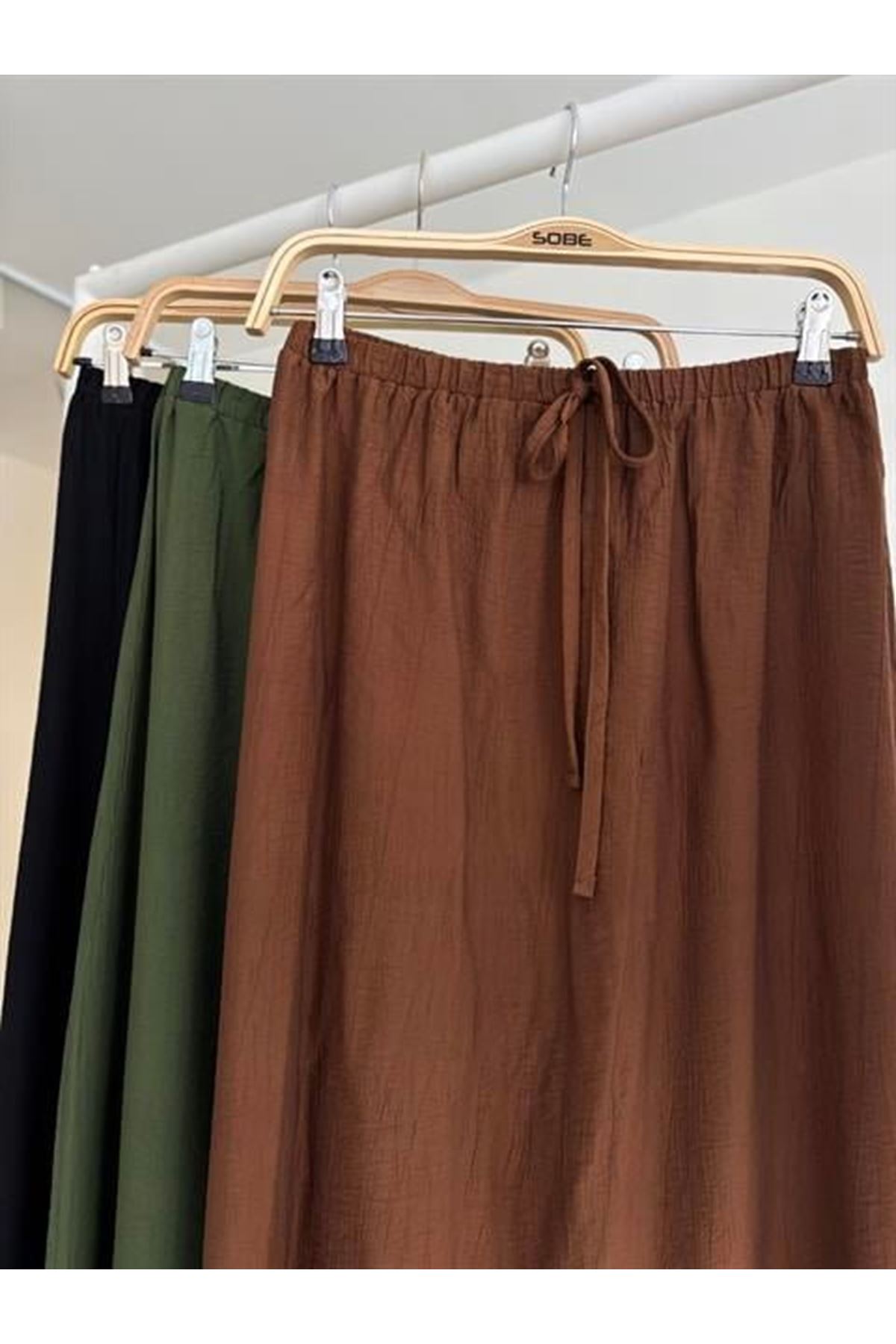 Yelek Önden Bağlamalı Uzun Etekli Takım 10192