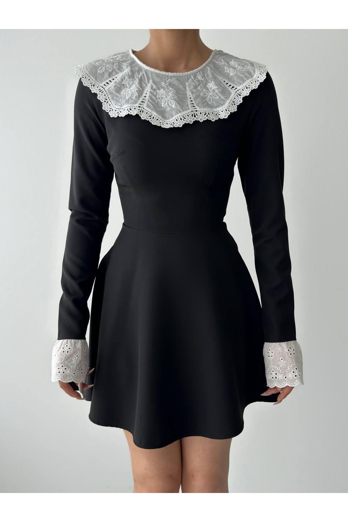 Nord Dantel Yaka Kol Elbise
