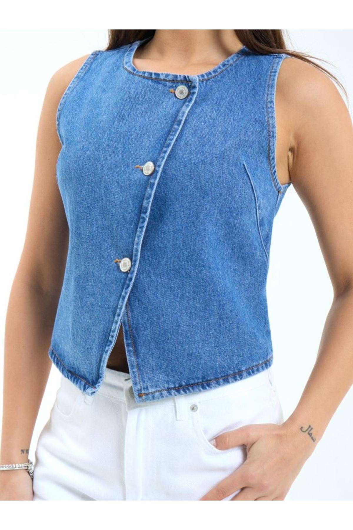 7401 KOT YELEK-MAVİ