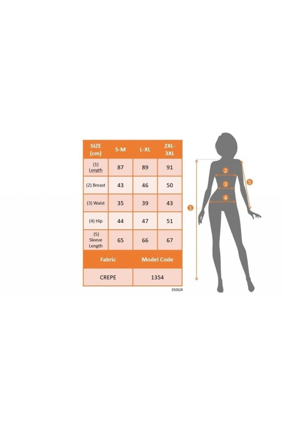 Kadın Uzun Kollu Kruvaze Yaka Karpuz Kol Eteği Fırfır Detay Krep Mini Elbise