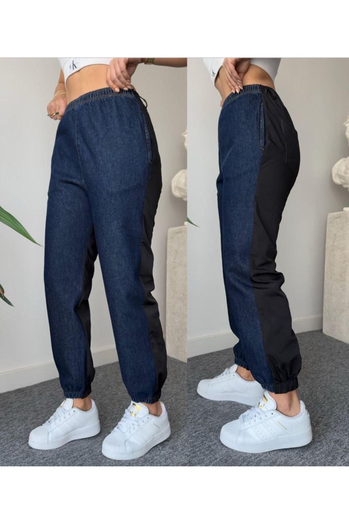 6627 KOT PANTOLON-MAVİ