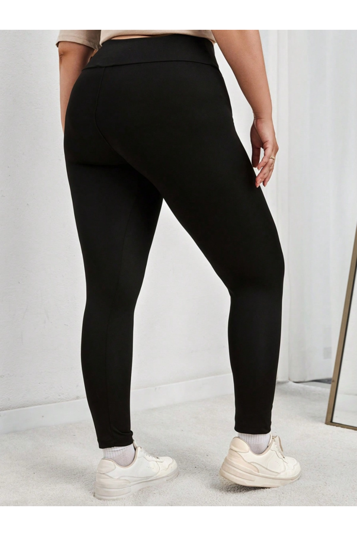 Kadın Yüksek Bel Dalgıç Spor Tayt