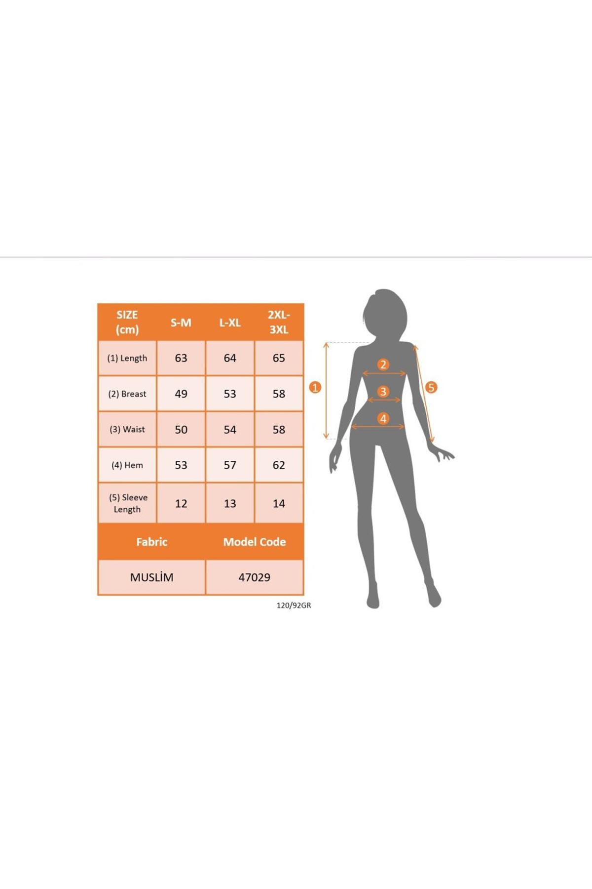 Kadın Kısa Kollu V Yakalı önden Düğmeli Müslim Gömlek