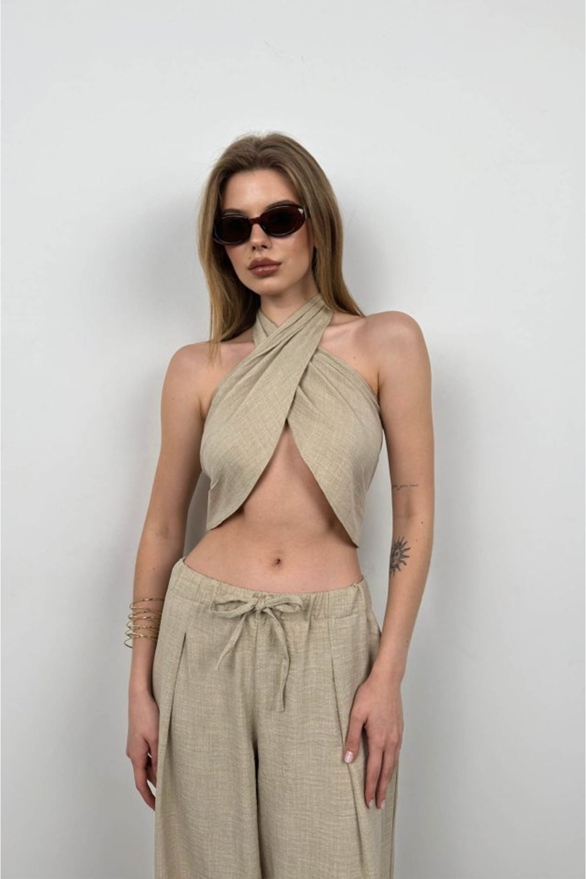 Çapraz Bağlamalı Keten Crop