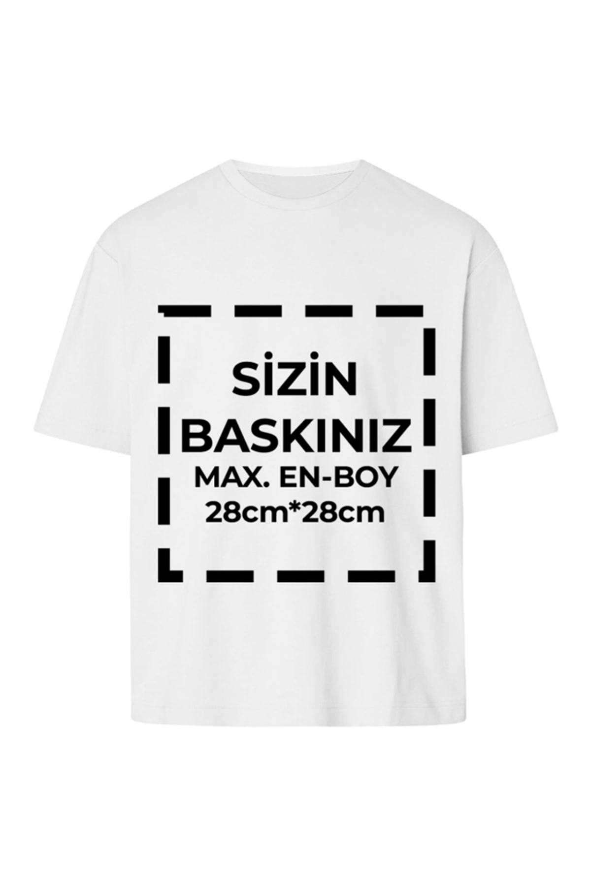 Tişört Tasarla 24/1 Kumaş - Beyaz