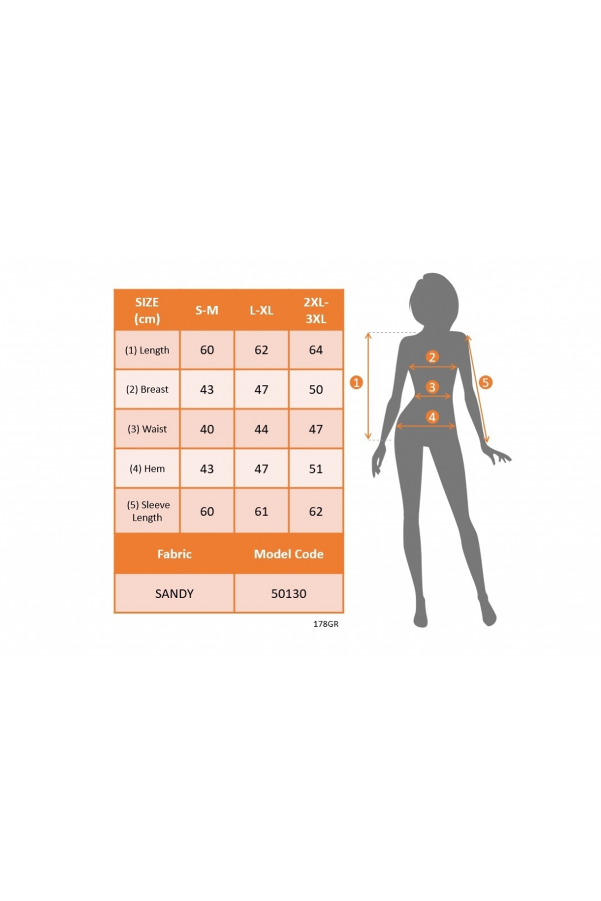 Kadın Uzun Kollu Balıkçı Yaka Desenli Sandy Bluz