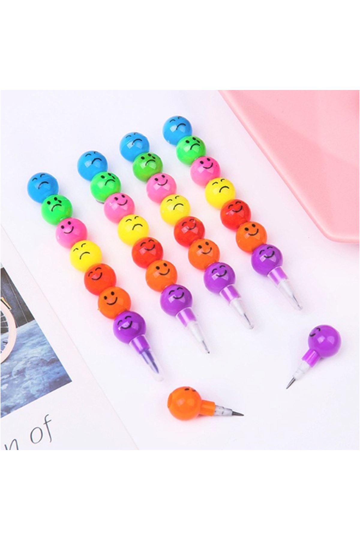 Emojili Yumurtlayan Kalem Seti 5'li