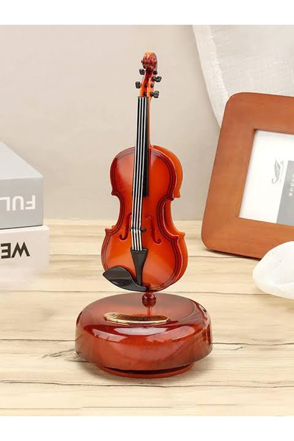 Hareketli Violin Müzik Kutusu