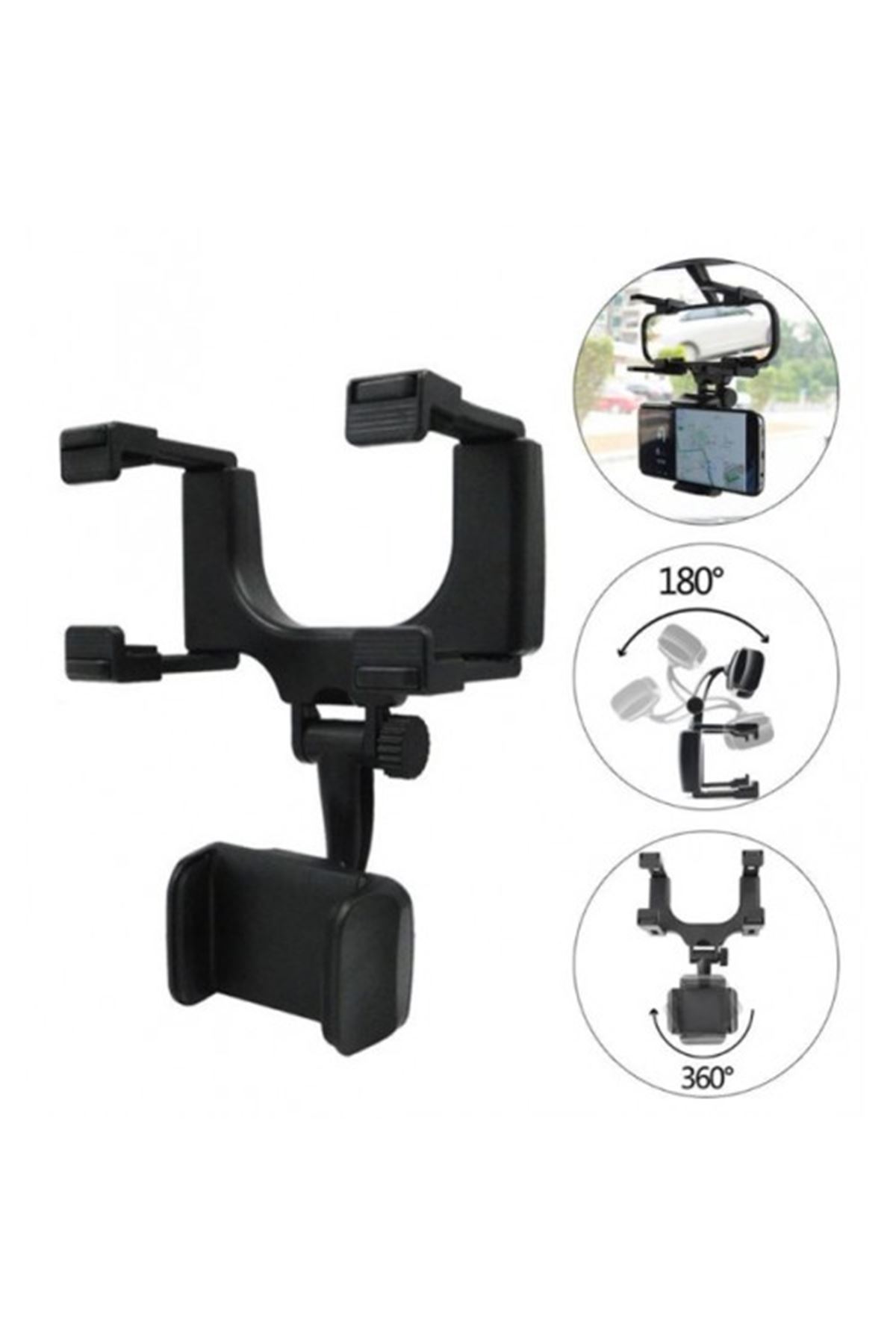 Araba Dikiz Aynasına Takılan Telefon Tutucu