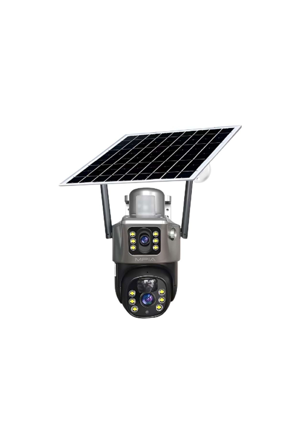 3 MP + 3 MP Çift Lens Solar TF Kart Girişli 4G Kamera