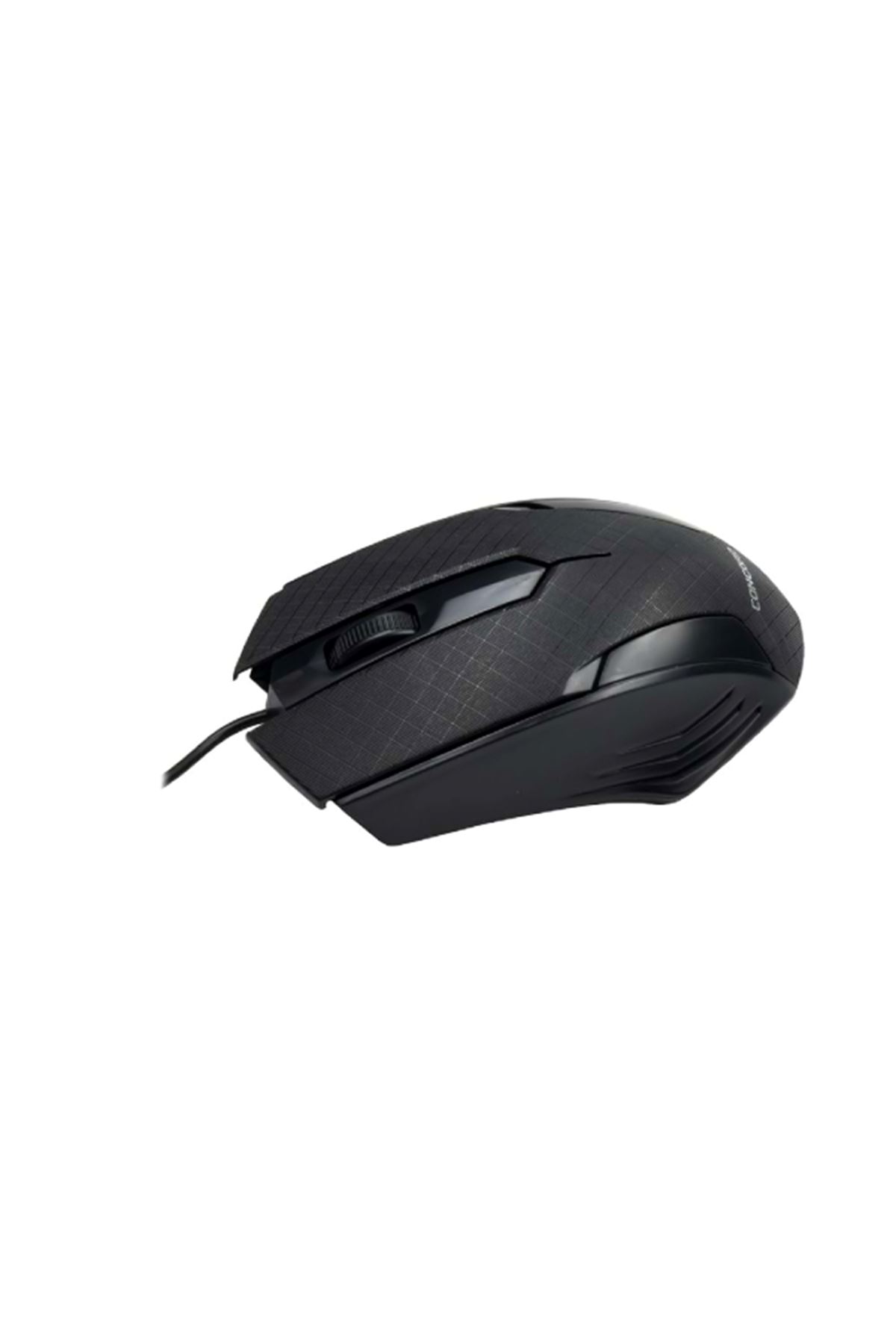 Siyah Mat Desenli USB Kablolu 3D Optik Mouse