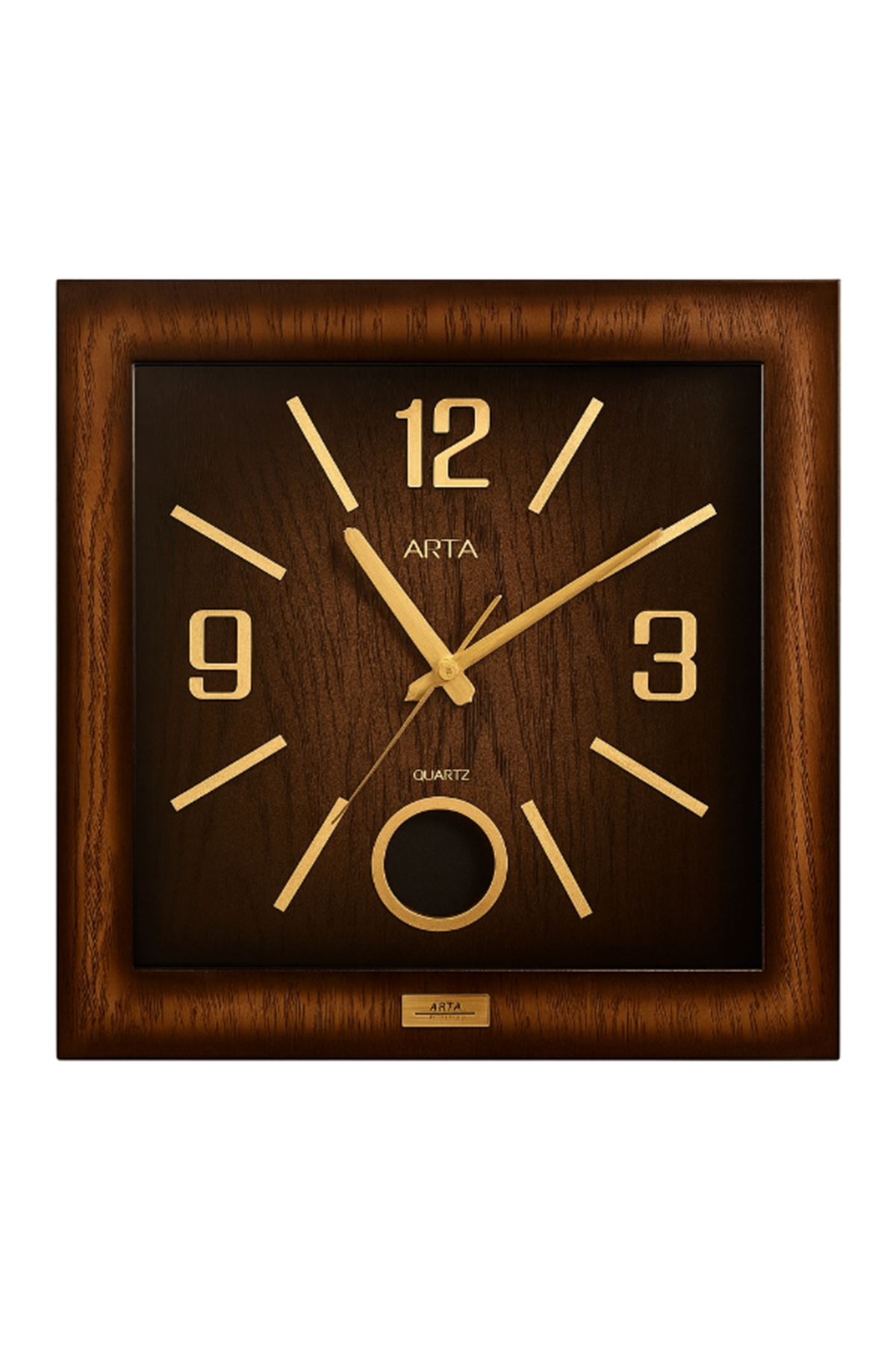 Ahşap Tasarımlı Duvar Saati