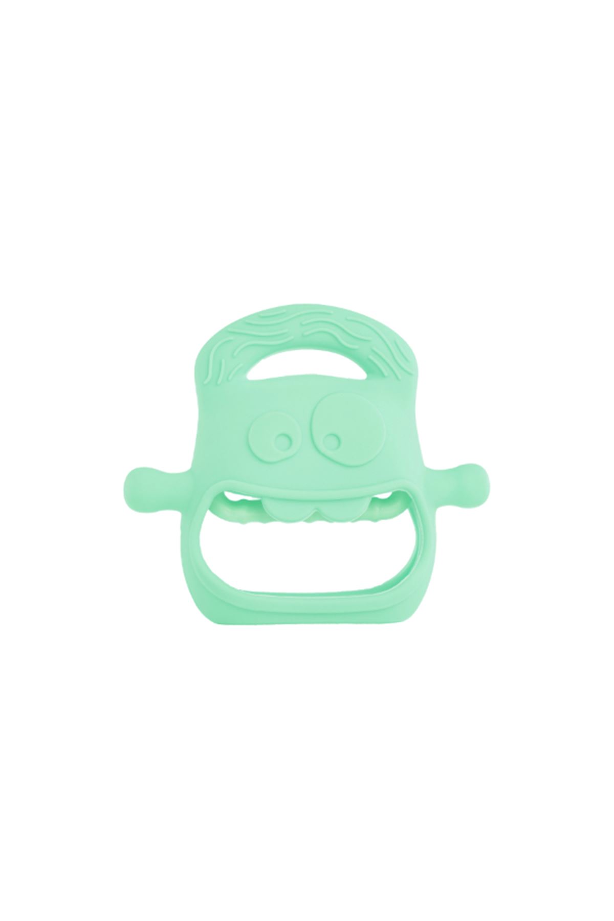 Açık Yeşil Bebek Silikon Diş Kaşıyıcı