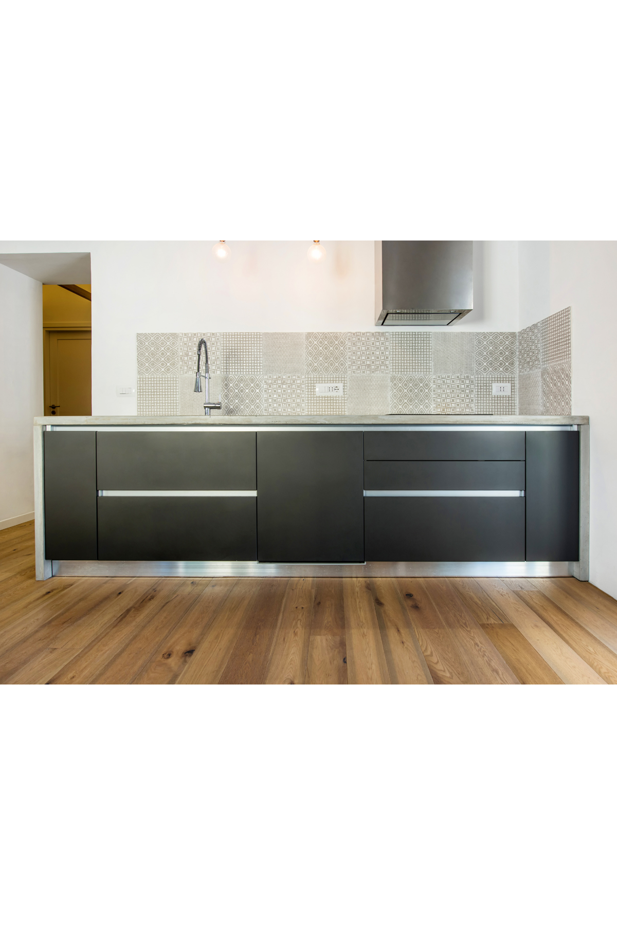 DecoHandy 30x30 cm Kendinden Yapışkanlı  Pvc Karo Mutfak Arası 4 Lü Karışık model  0,36m2