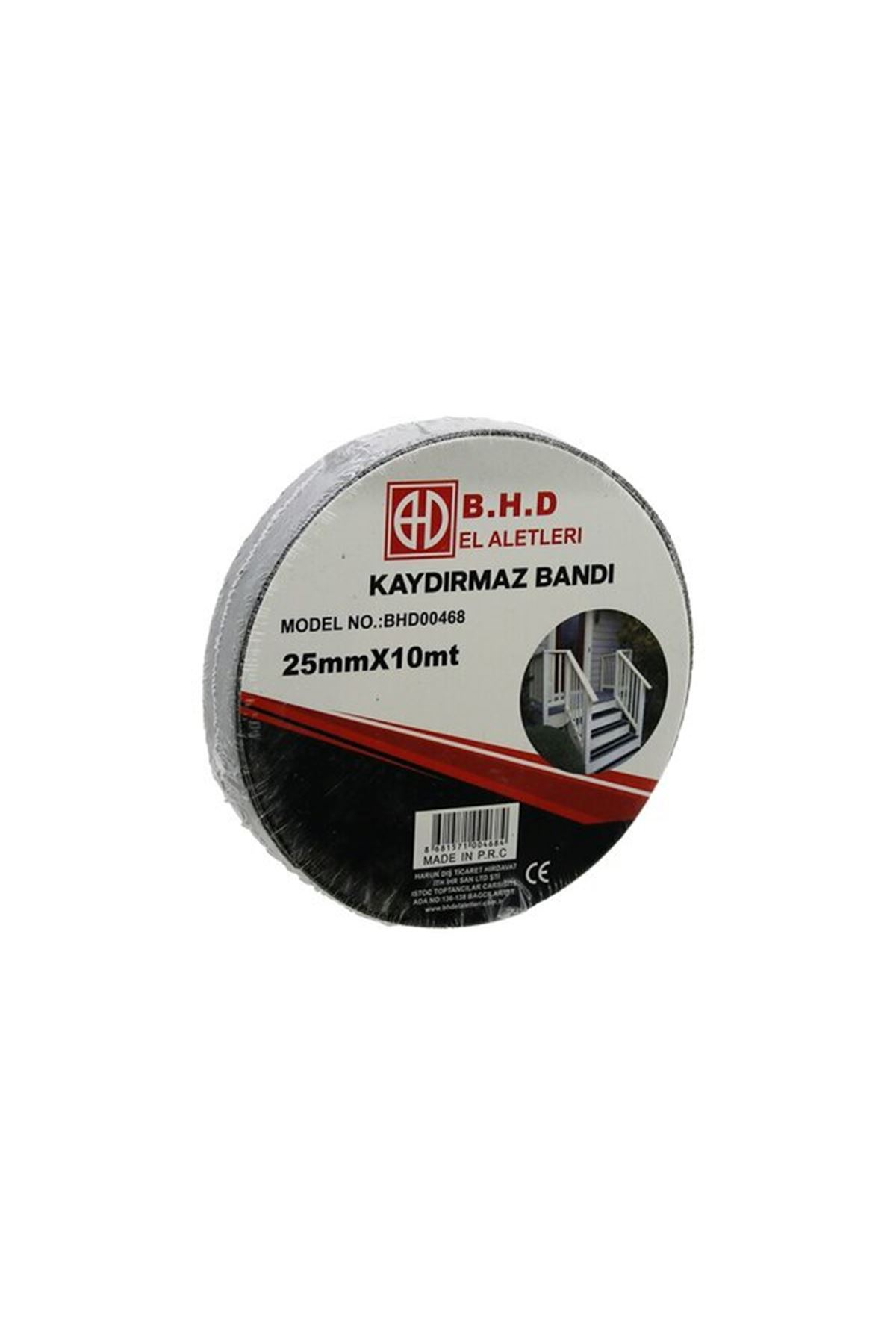 Kaydırmaz Siyah Bant 25 mm X 10 mt