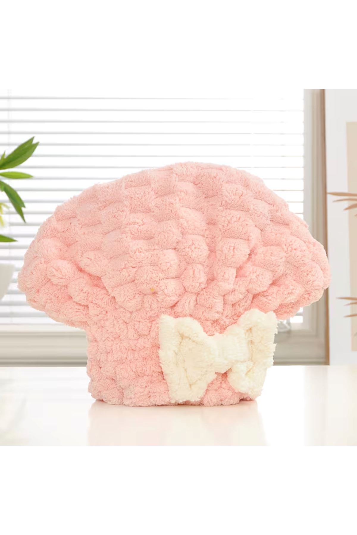 Mikrofiber Örgü Saç Kurutma Bone Havlu