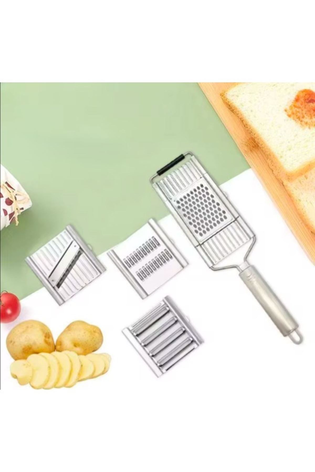 Paslanmaz Çelik 4'lü Set El Rendesi