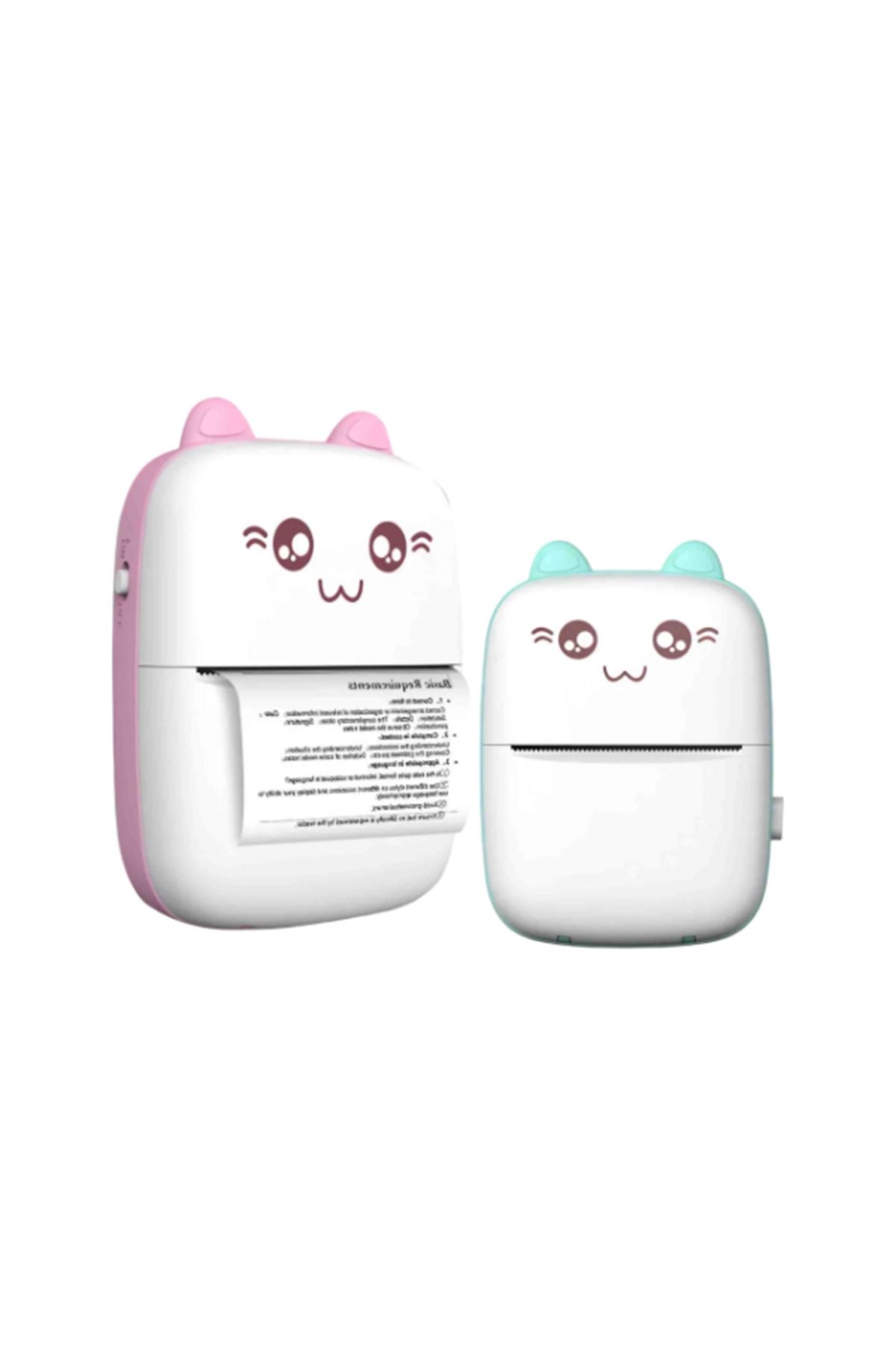 Sevimli Mini Taşınabilir Yazıcı Printer