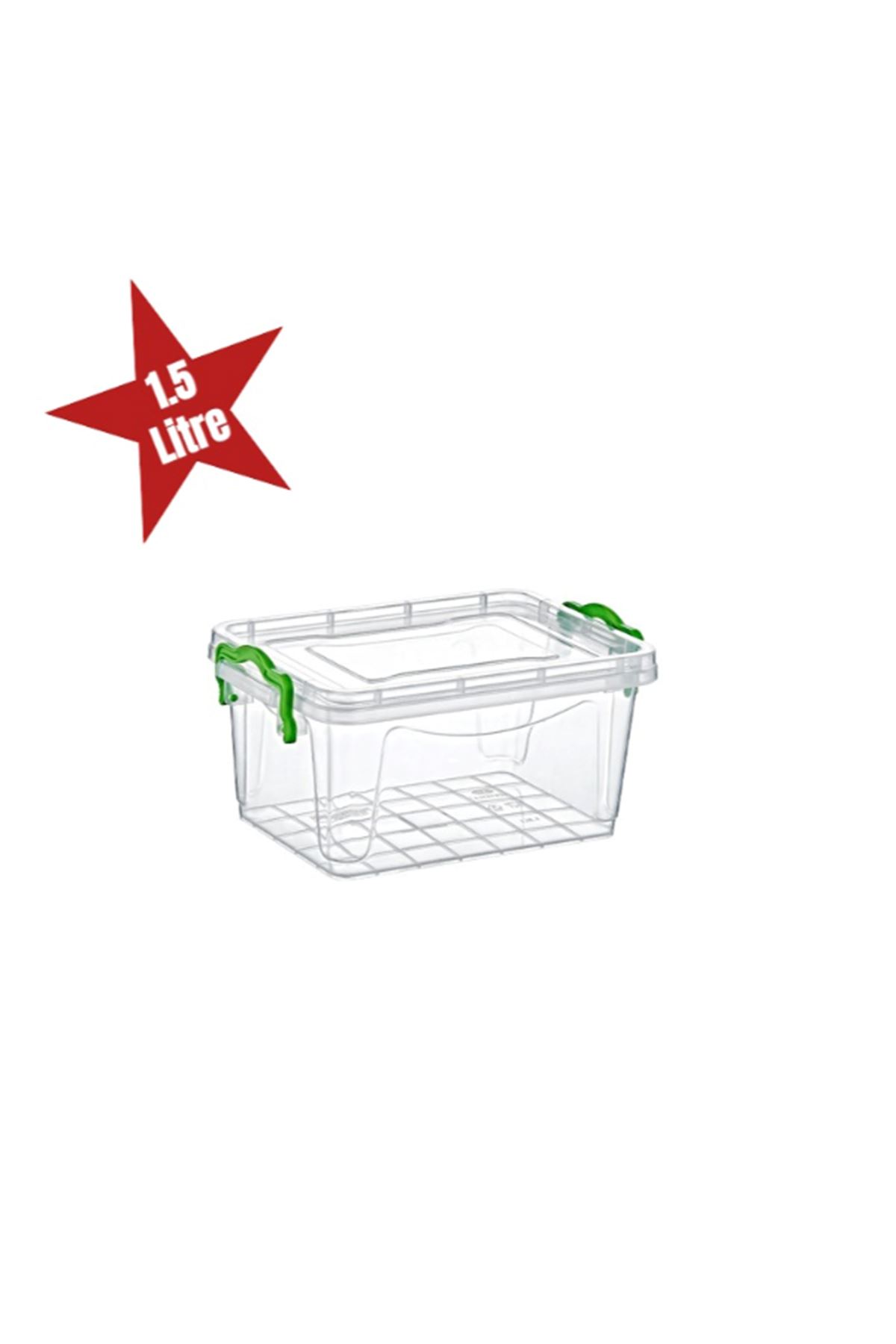 Şeffaf Saklama Kutusu 1.5 Litre