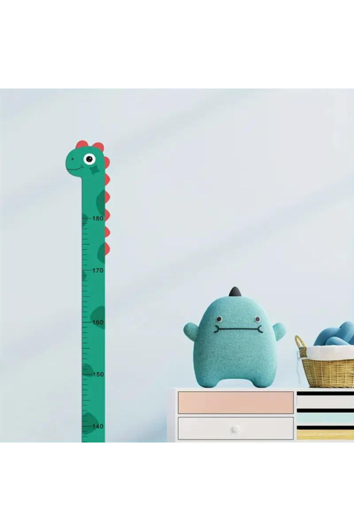 Sevimli Dinozor Boy Ölçüsü Sticker