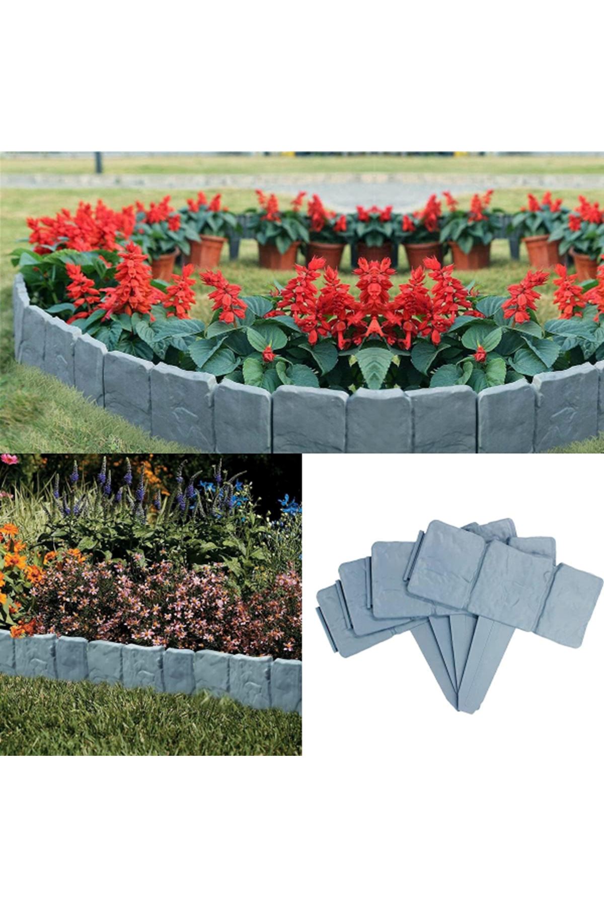 Taş Görünümlü Bahçe Çiti