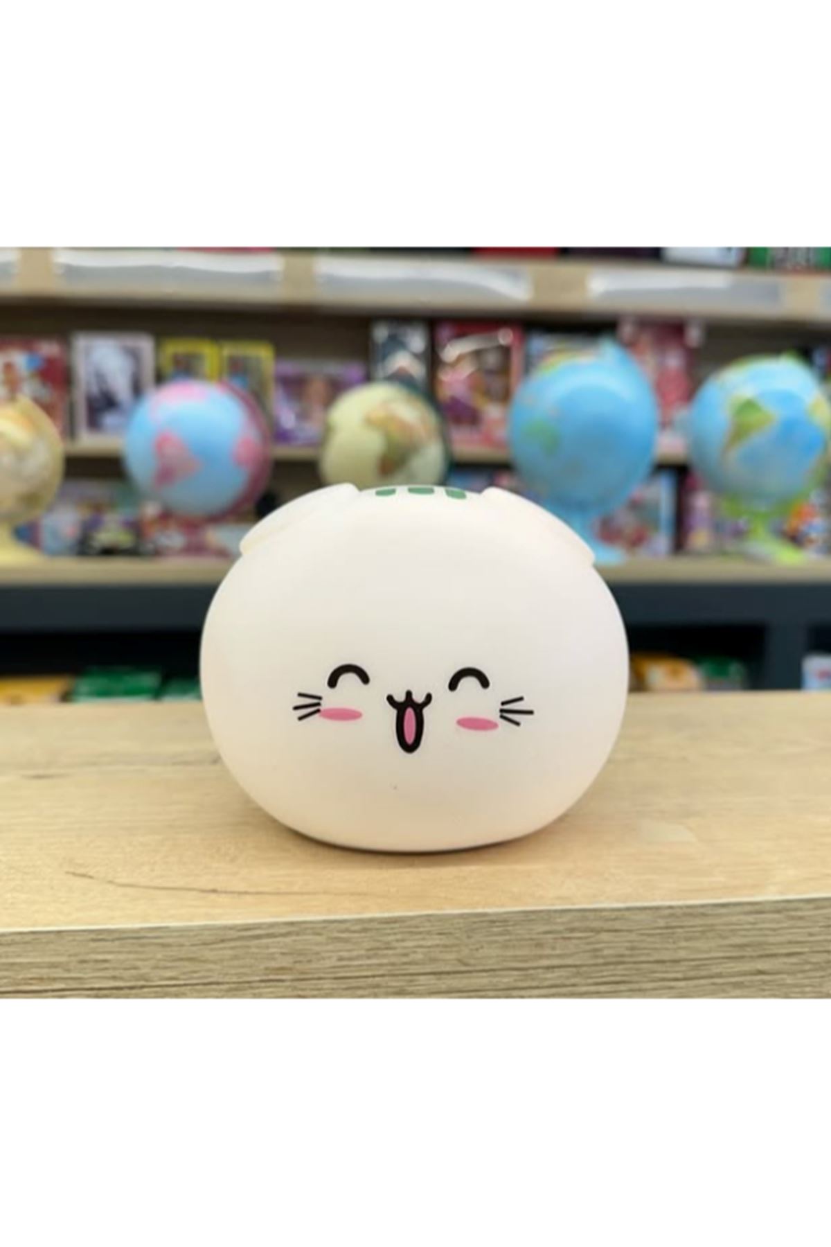 Sevimli Kedi Temalı Dokunmatik Gece Lambası