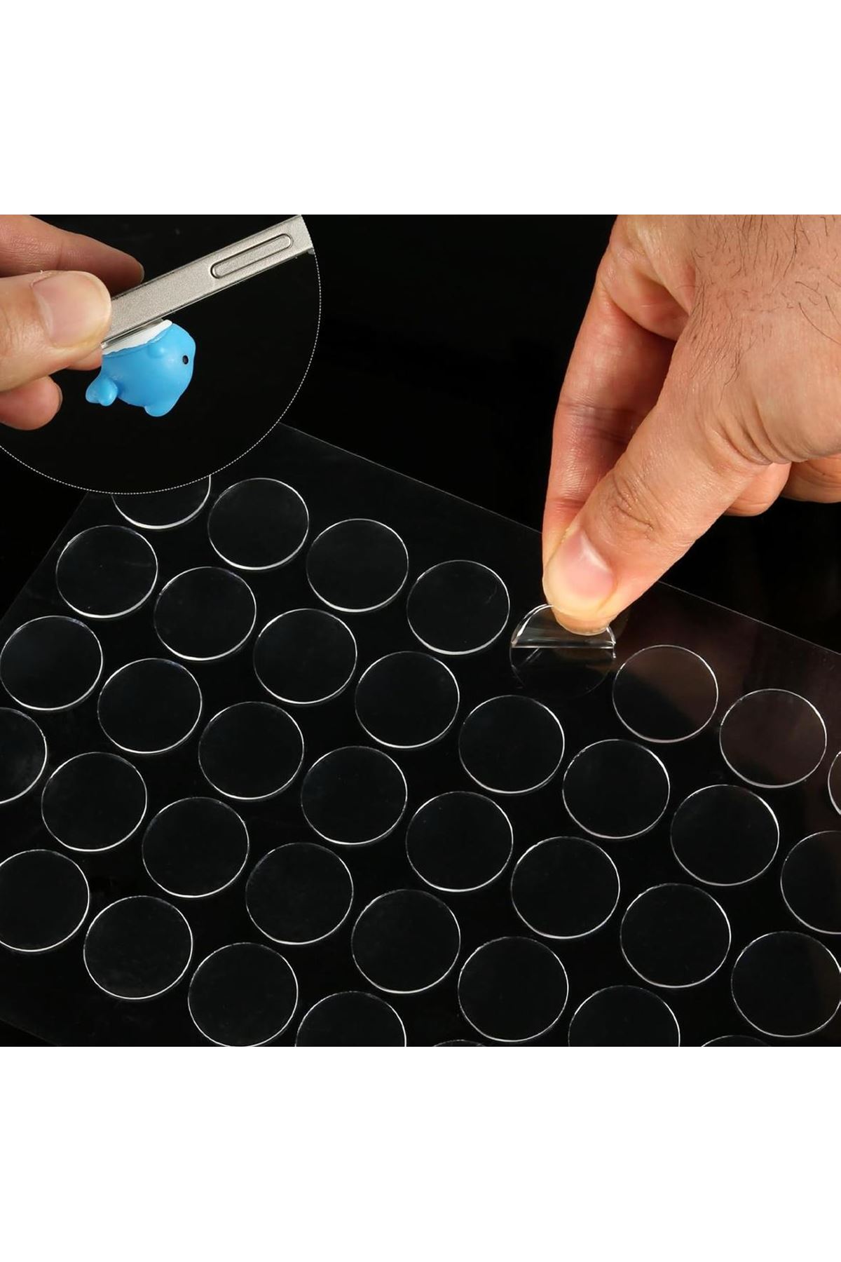 Çift Taraflı Yuvarlak Montaj Macunu 420 Adet