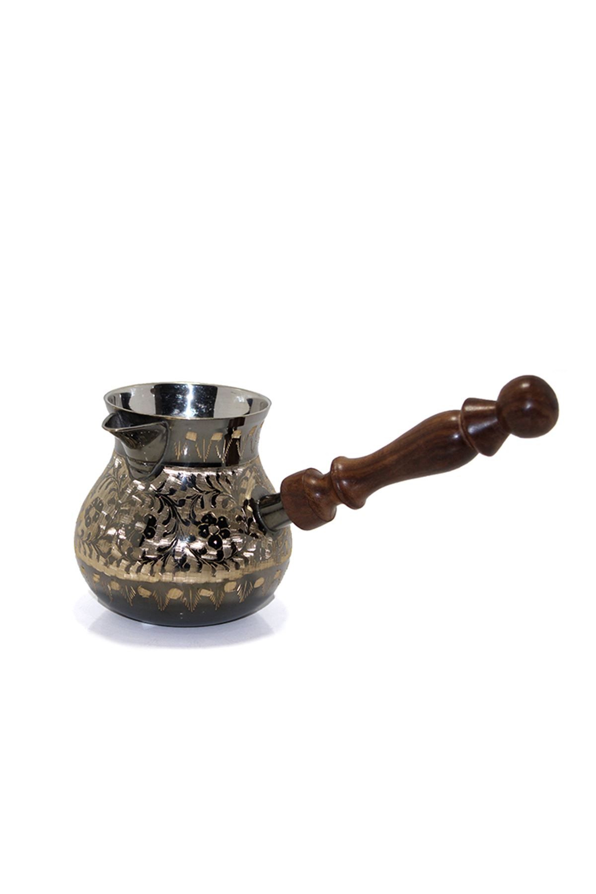 Pirinç Cezve 4'' inç Model 3