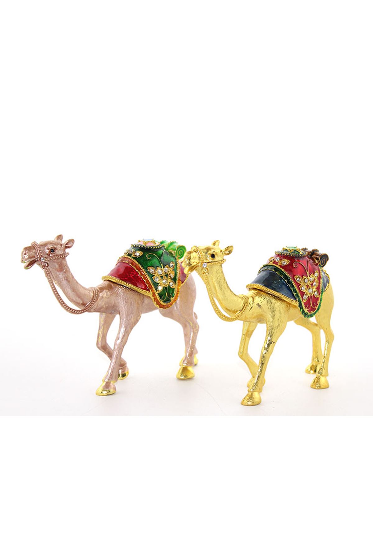 Swarovski Taşlı Tekli Deve Figürü Model 6