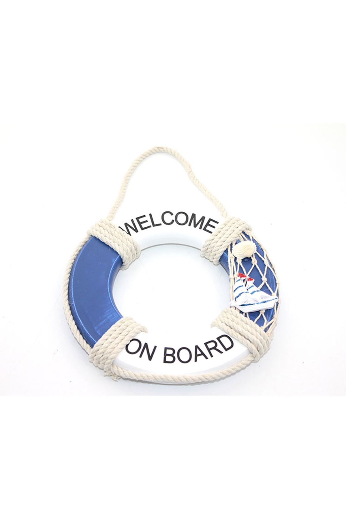 Ahşap Marin Duvara Asmalı Simit Model 1