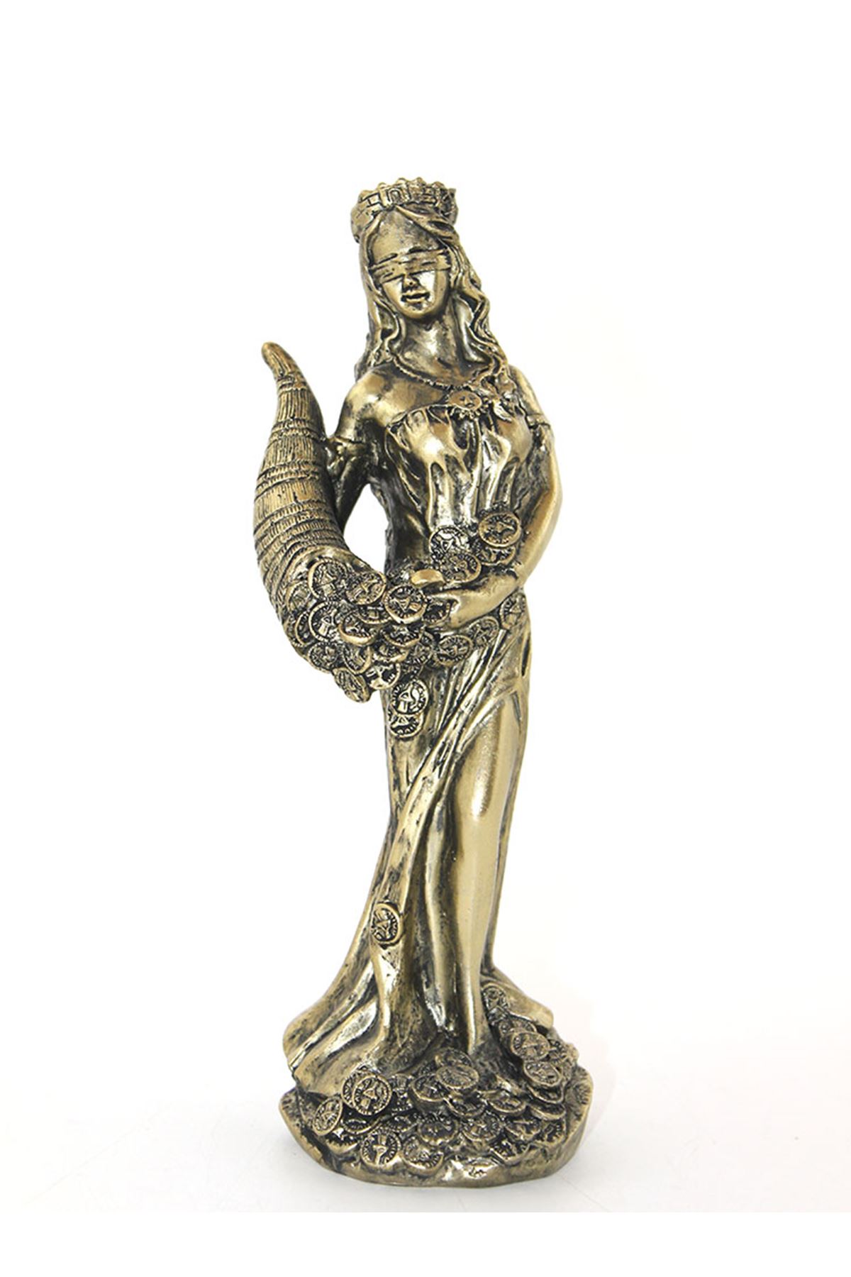 Polyester Bereket Tanrıçası Fortuna Figürü Model 3