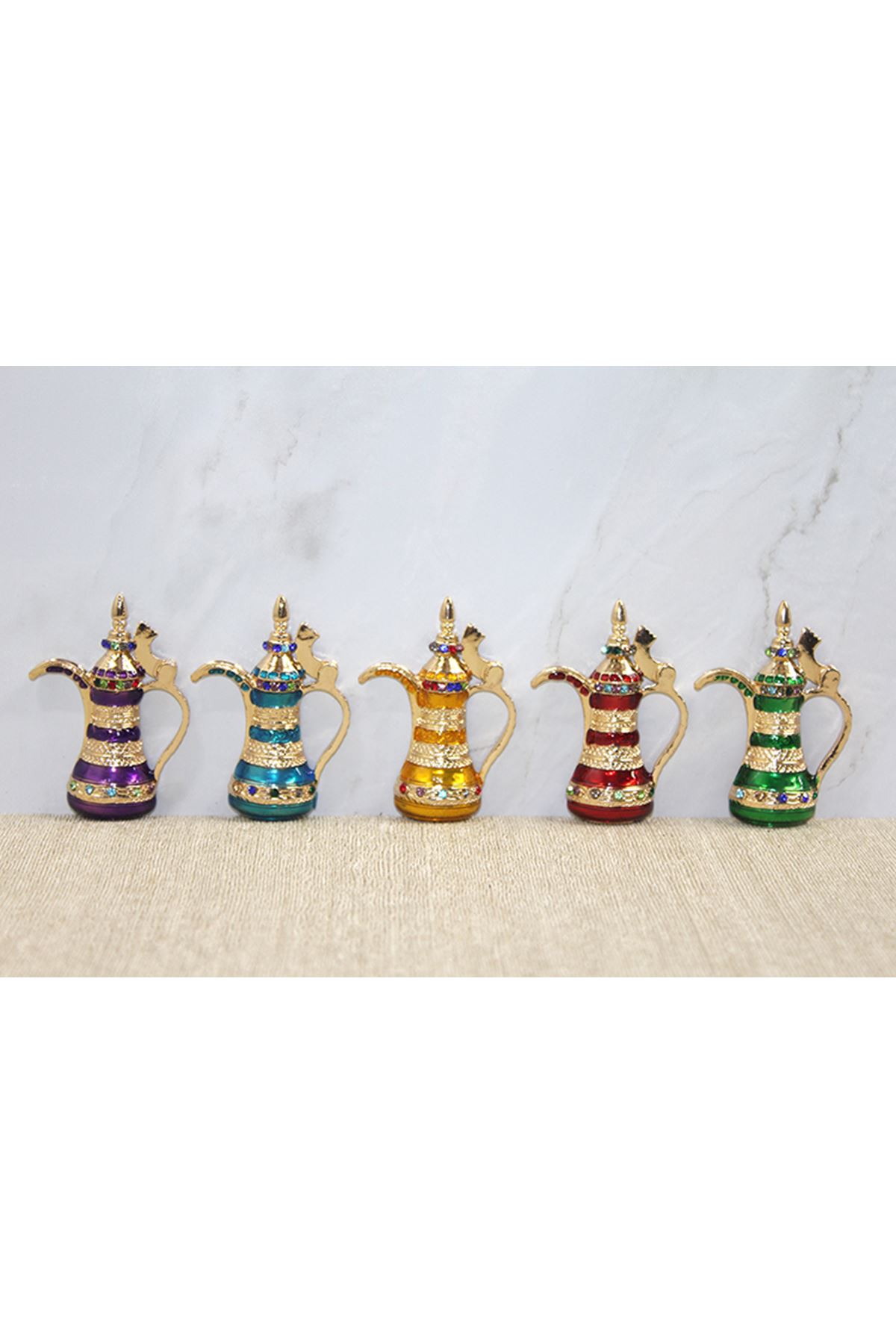 Swarovski Taşlı Minik Figür - Mini İbrik