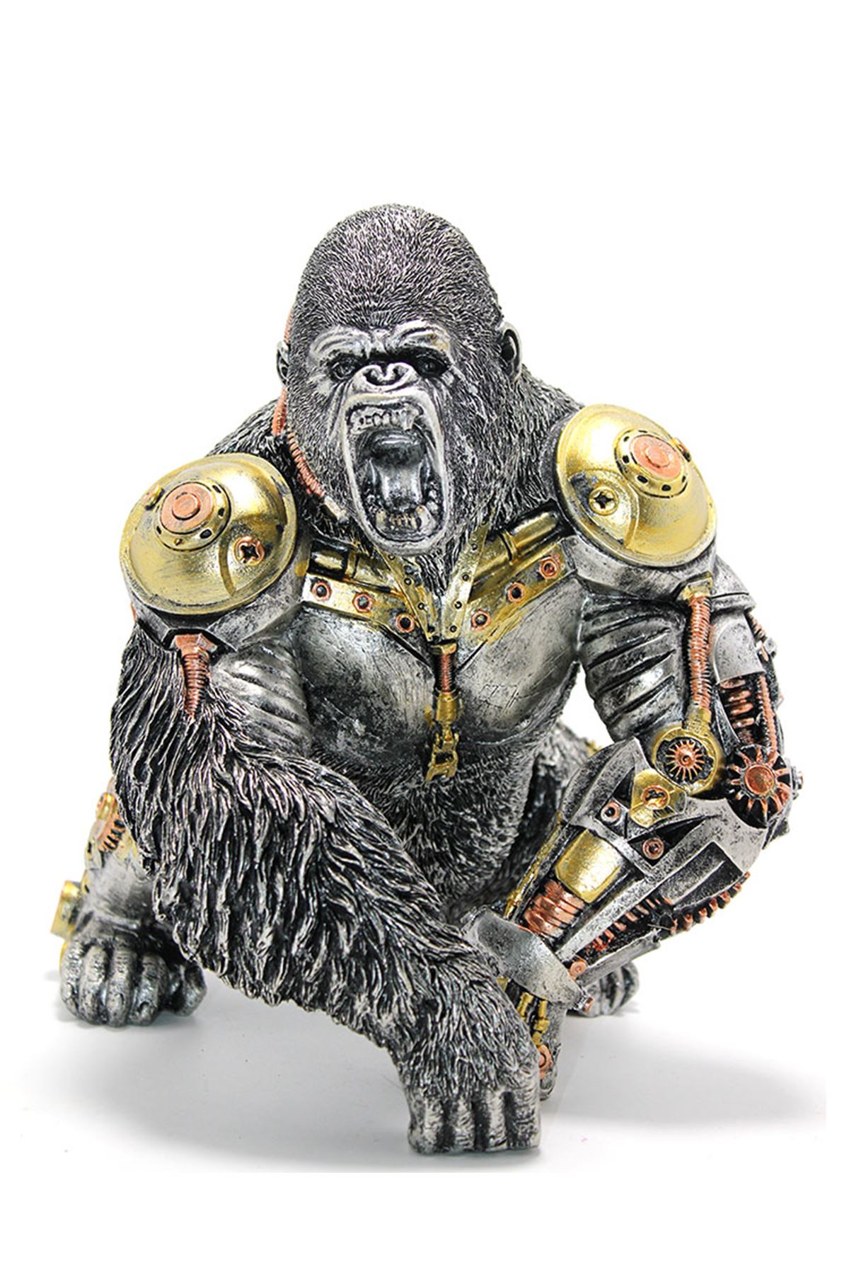 Steampunk Polyester King Kong Figürü