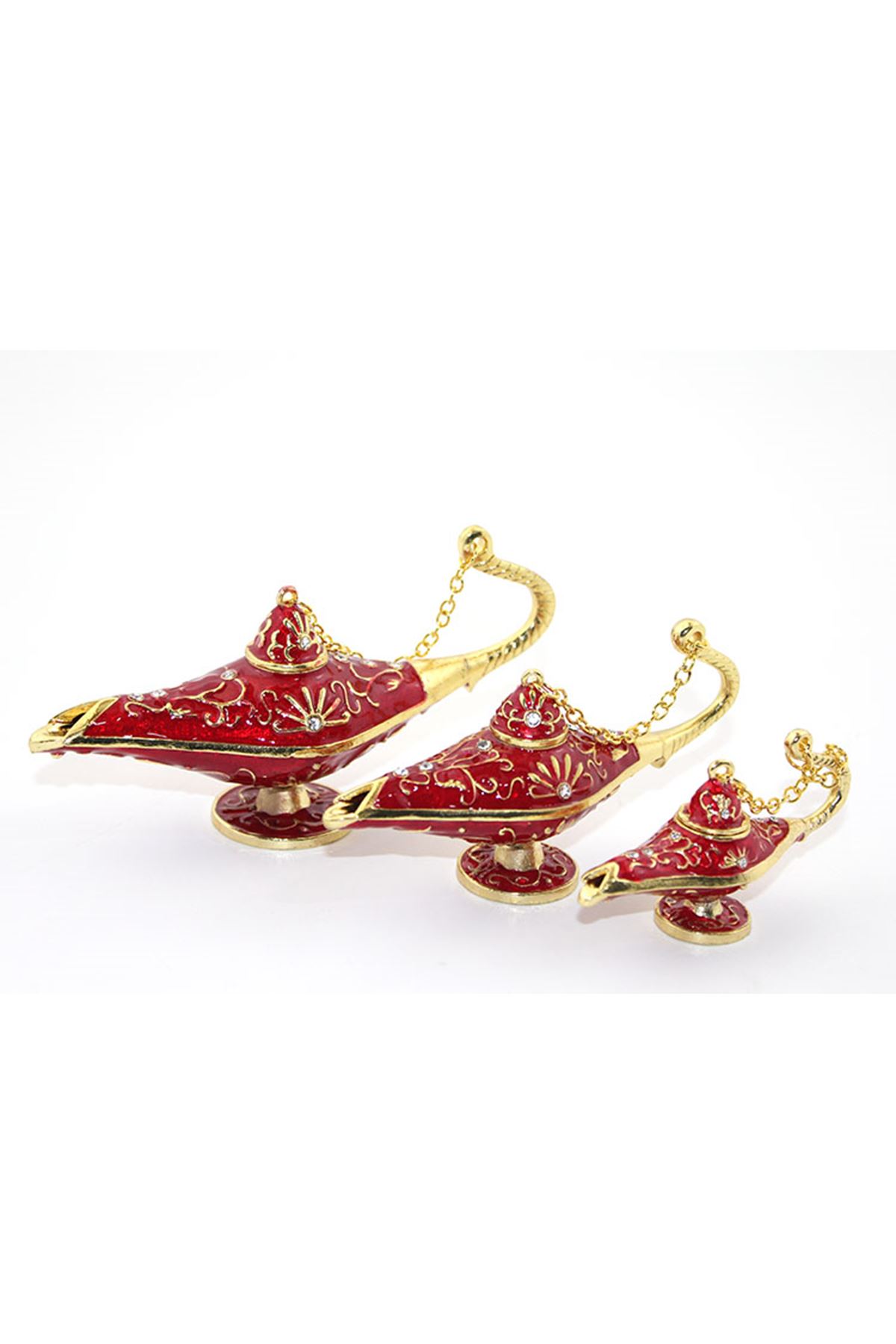 Swarovski Taşlı 3'lü Alaaddin Lambası