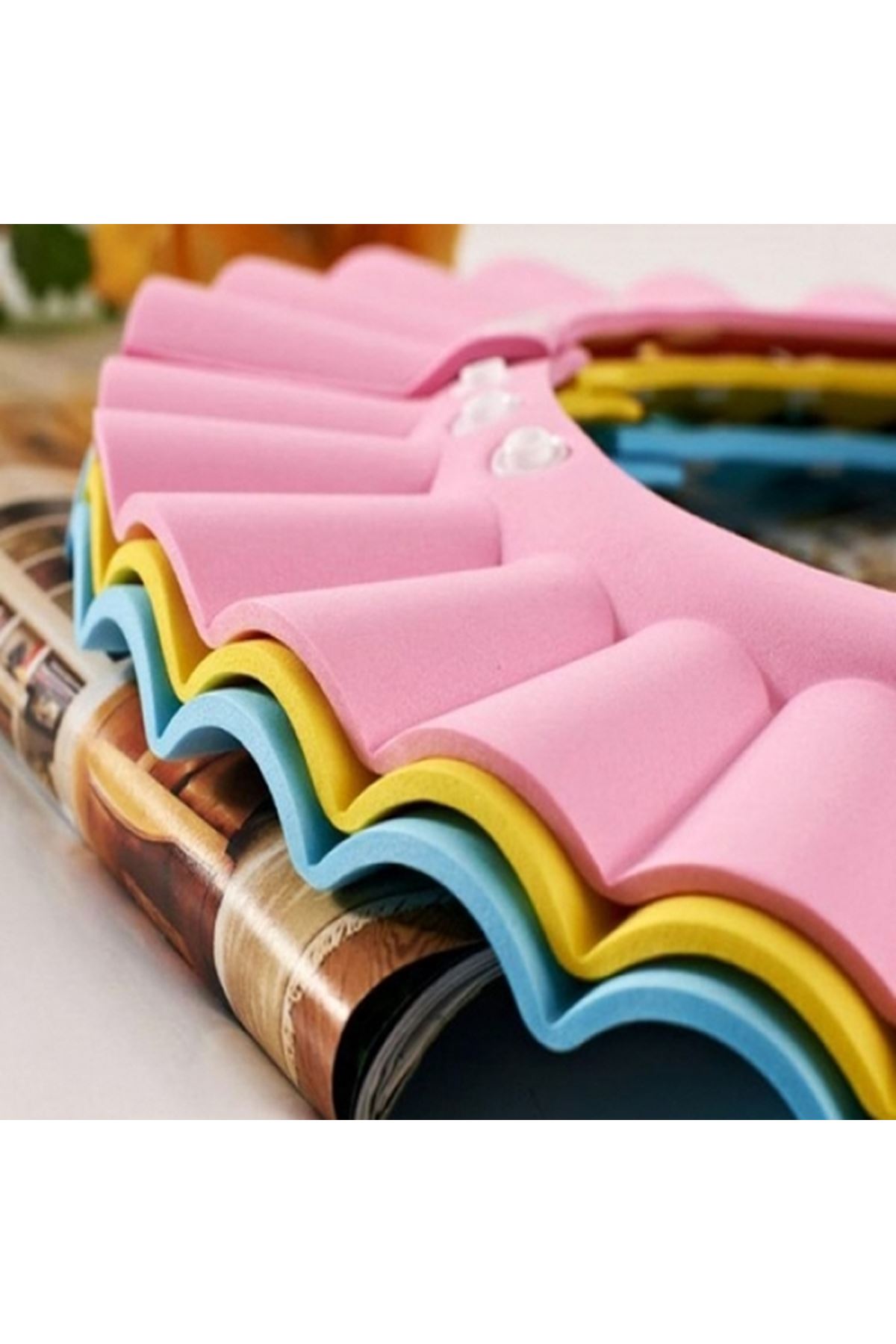 Bebek Banyo Şapkası Pembe