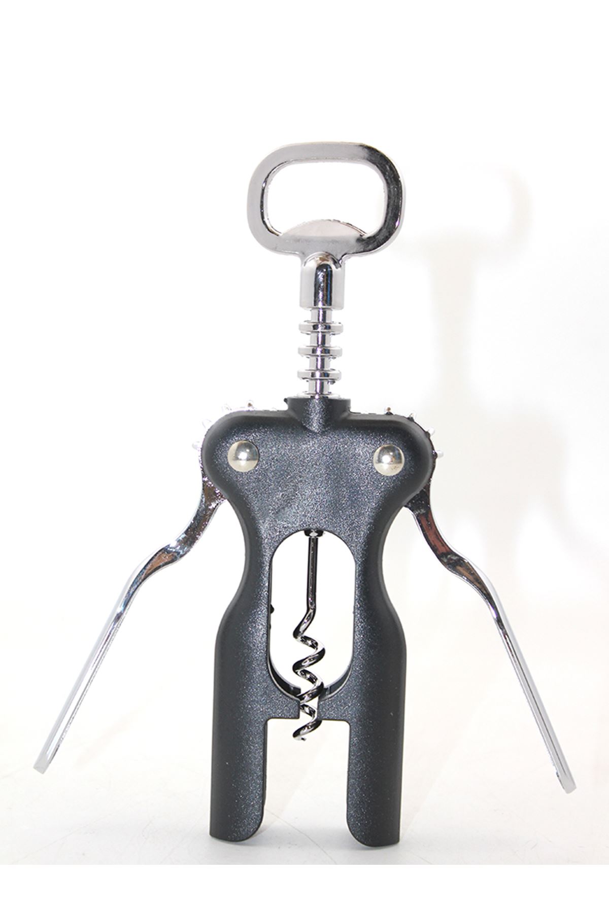 Paslanmaz Çelik Tirbuşon Şarap Açacağı Model 2