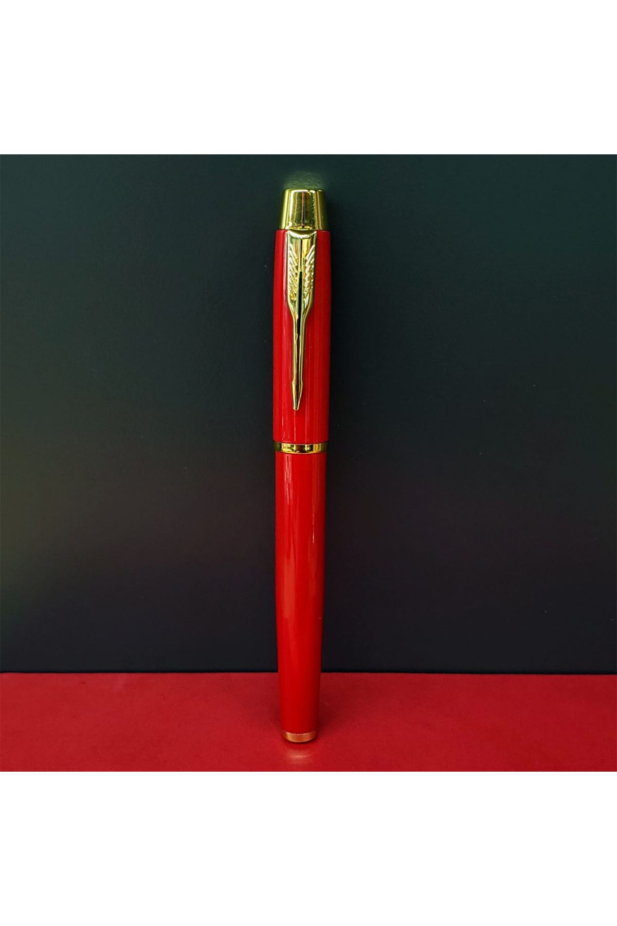 Metal Kırmızı Roller Kalem