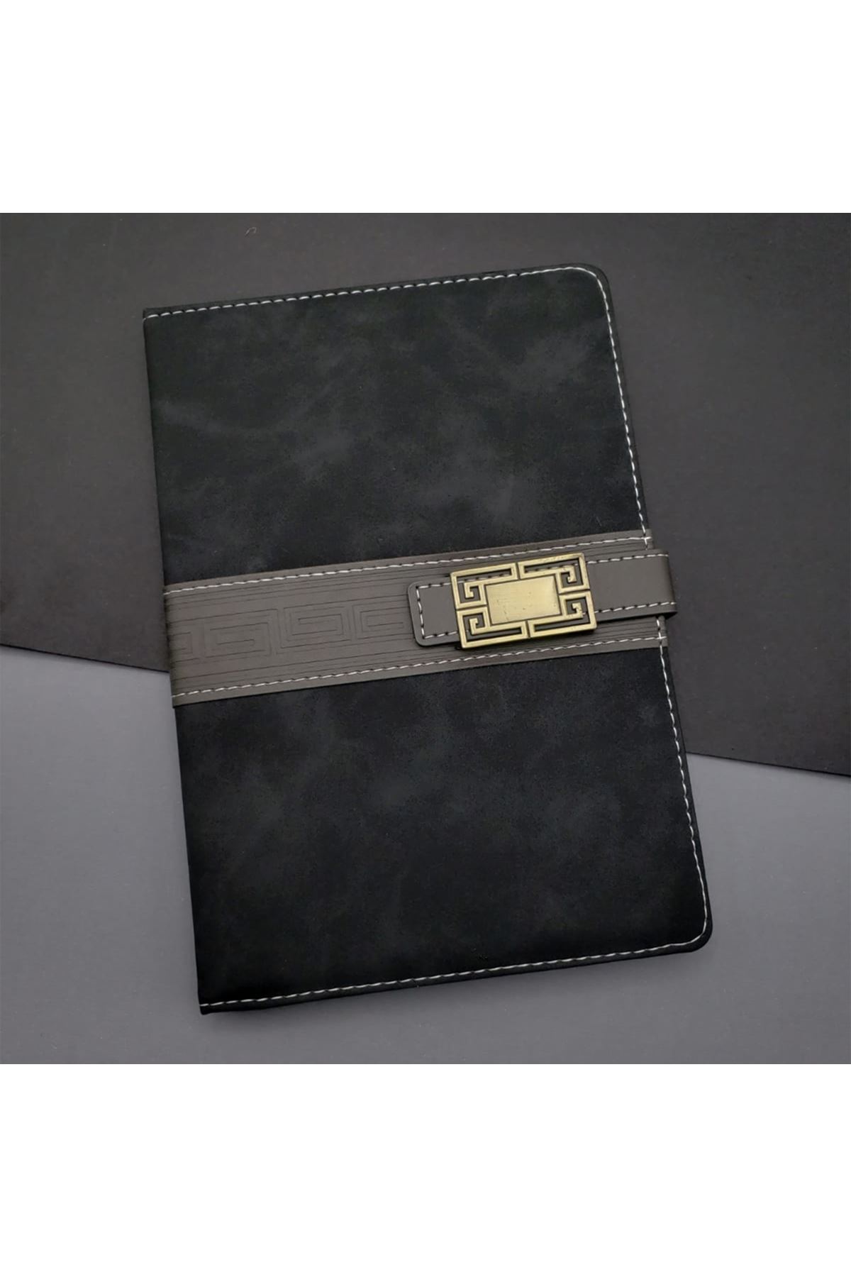 Tarihsiz Ajanda Defter Siyah Renk