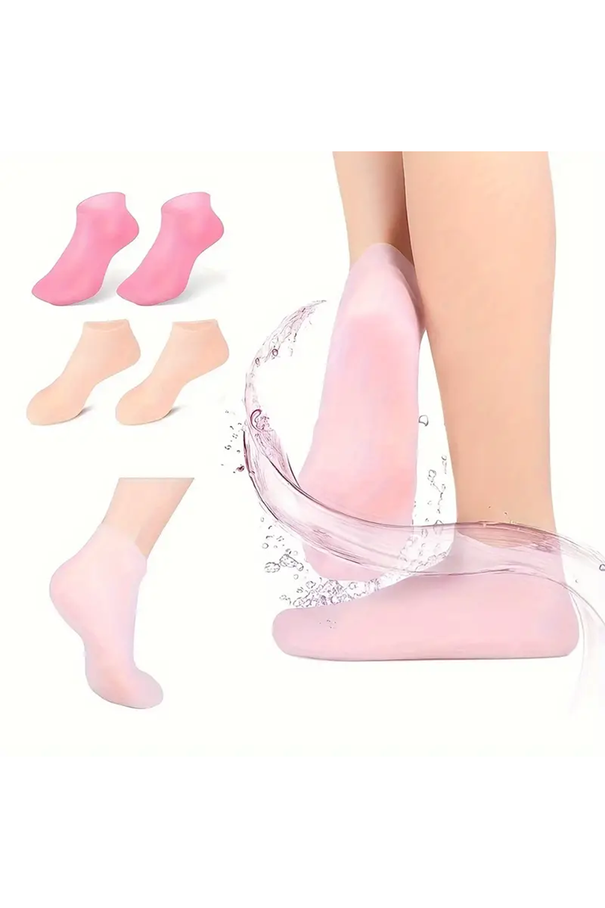 Silikon Jel Ayak Nemlendirici Çorap
