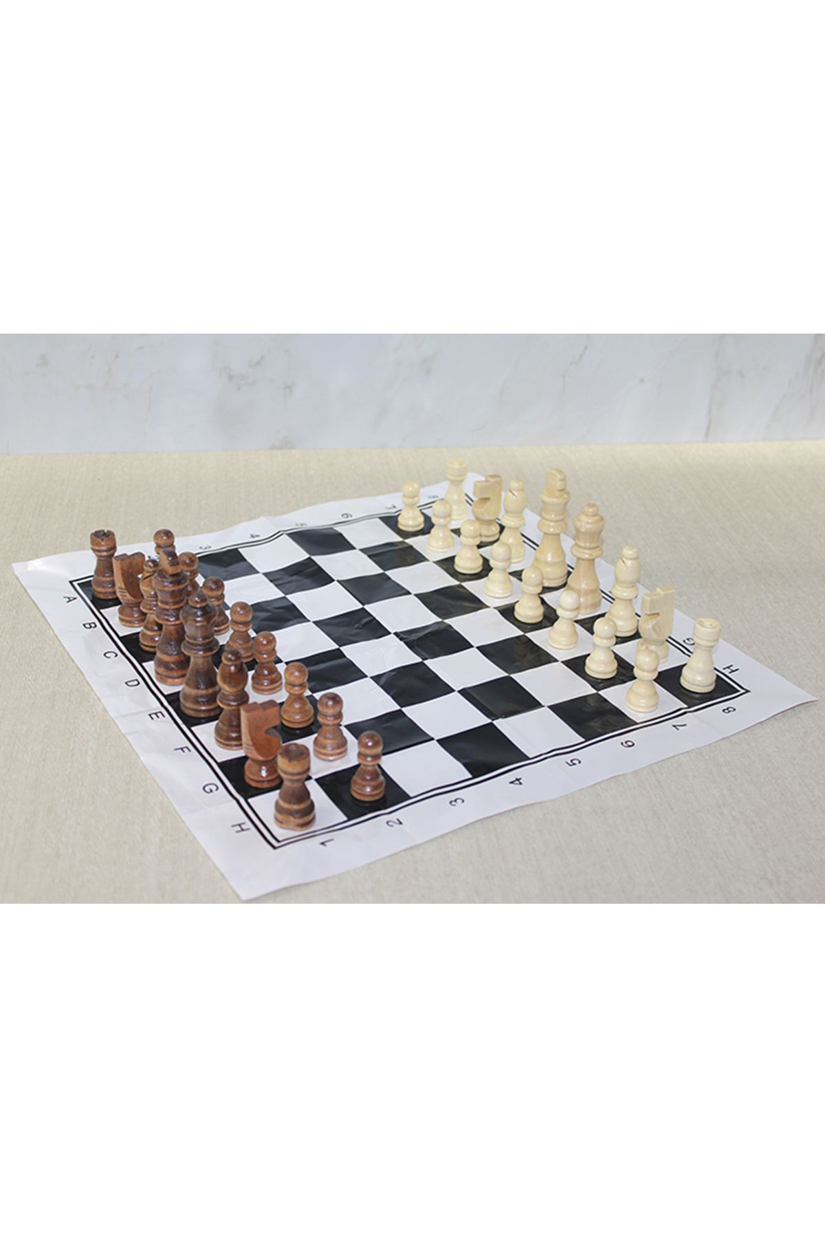 Ahşap Satranç Taşı 10 Cm