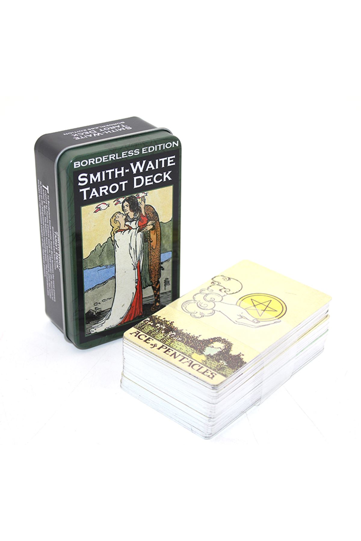 Metal Kutulu Tarot Kartı Smith-Waite