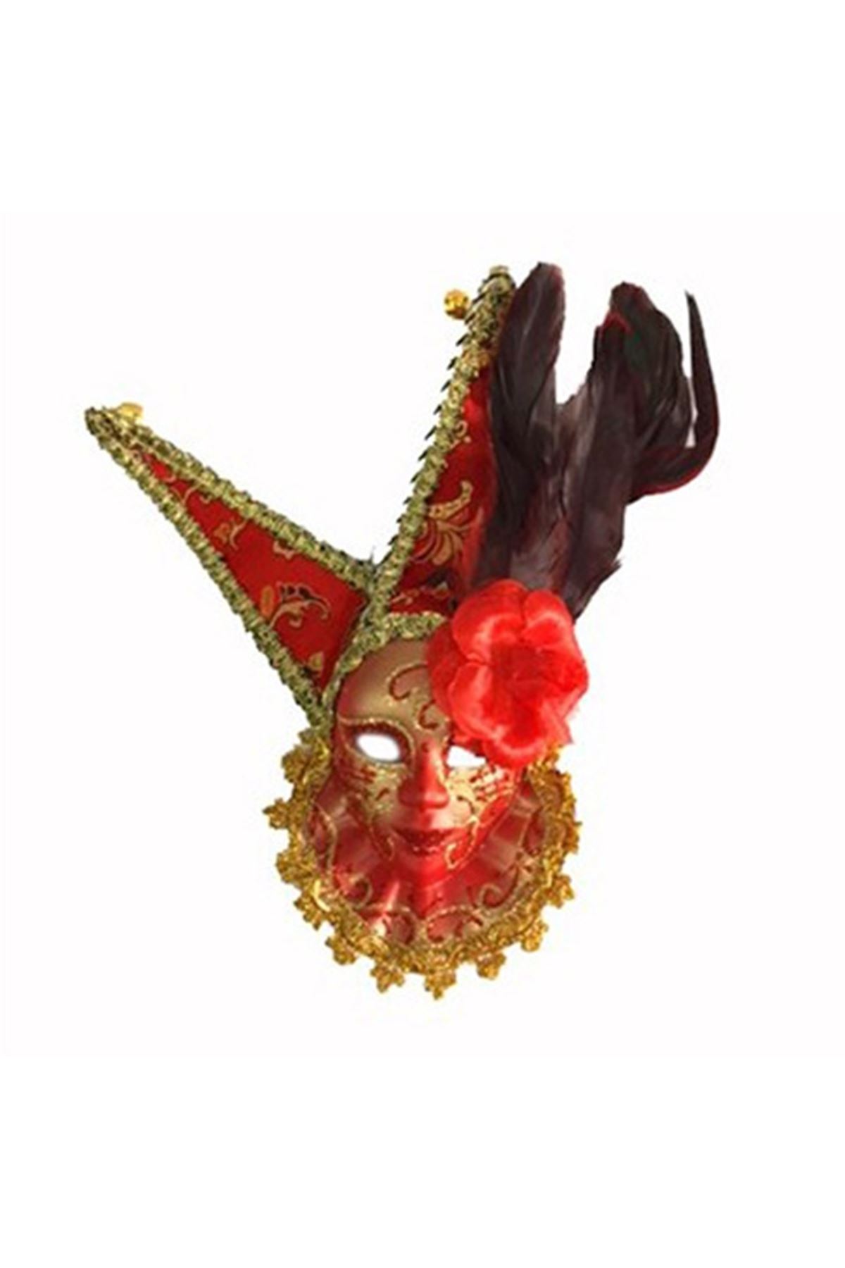 Rönesans Tüylü Parti Maskesi