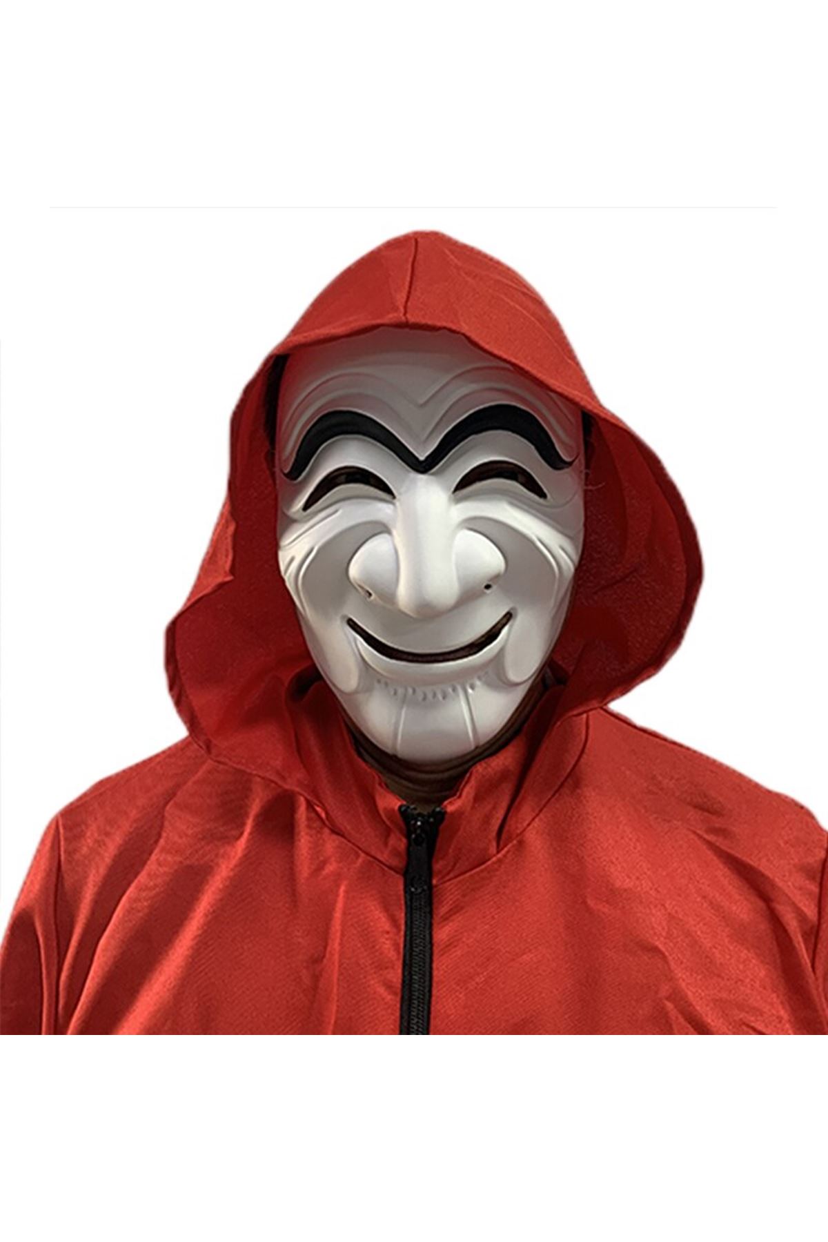 Koreli Hırsız Teatral Hahoe Maskesi - Dali Maskesi