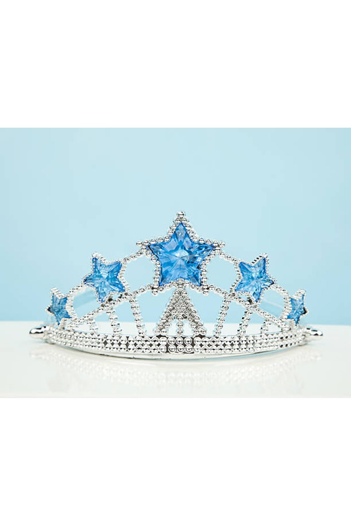 Plastik Kraliçe Prenses Tacı Çocuk Boy