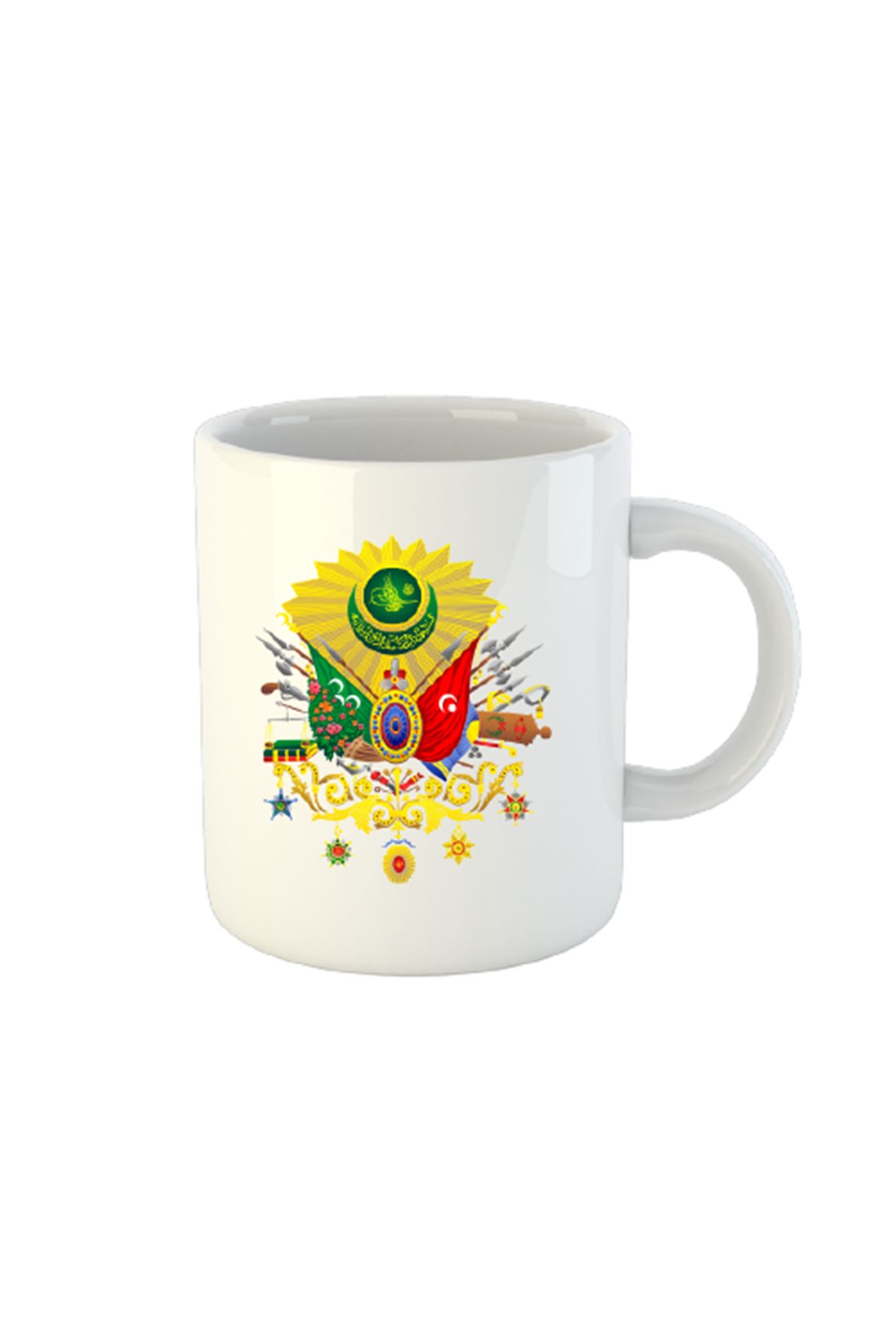 Osmanlı Armalı Kupa Bardak