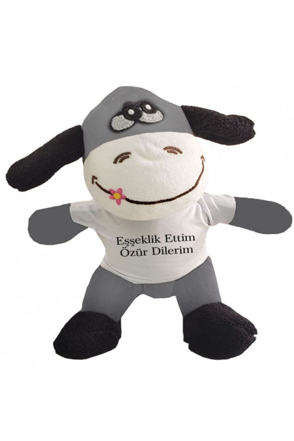 Oyuncak Peluş Eşeklik Ettim Tişörtlü Eşek