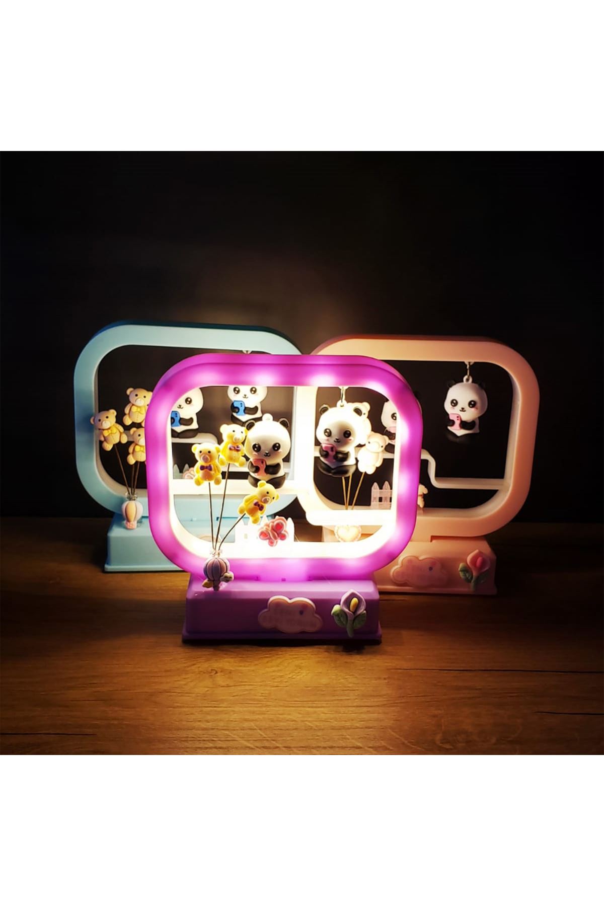 Sevimli Müzikli Panda Dekoratif Işık